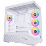 Carcasa LIAN LI VECTOR V100 RGB ALB, Tempered Glass - G99.V100RW.00