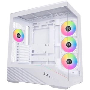 Carcasa LIAN LI VECTOR V100 RGB ALB, Tempered Glass - G99.V100RW.00