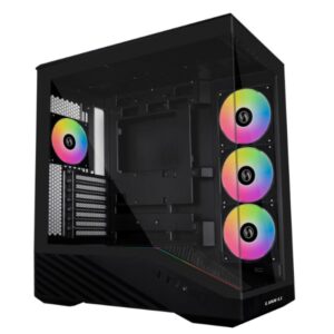 Carcasa LIAN LI VECTOR V100 RGB NEGRU, Tempered Glass - G99.V100RX.00
