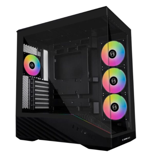 Carcasa LIAN LI VECTOR V100 RGB NEGRU, Tempered Glass - G99.V100RX.00