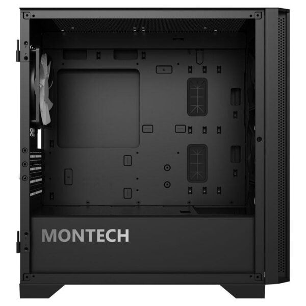 Carcasa Montech AIR 100 ARGB, Micro-ATX Tempered Glass negru - AIR 100 ARGB BK