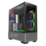 Carcasa Montech SKY TWO, Mid-Tower negru, Preinstalled fans 4x 120 mm - SKY TWO BK