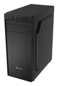 Carcasa NATEC ARACANTA Mid Tower NEGRU, Sloturi Expansiune 6 - NPC-2326