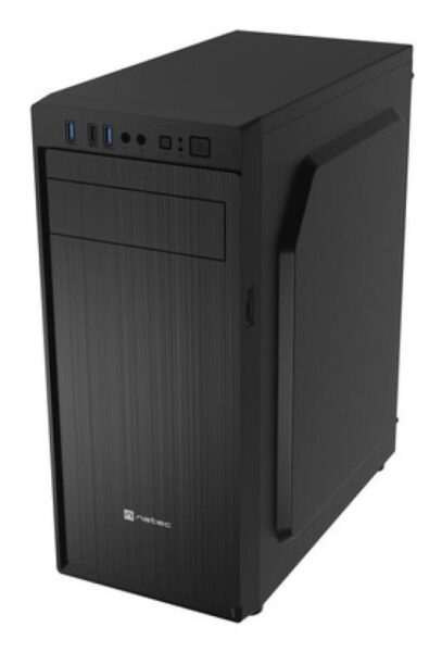 Carcasa NATEC ARACANTA Mid Tower NEGRU, Sloturi Expansiune 6 - NPC-2326