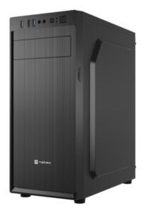Carcasa NATEC ARACANTA Mid Tower NEGRU, Sloturi Expansiune 6 - NPC-2326