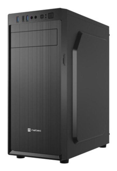 Carcasa NATEC ARACANTA Mid Tower NEGRU, Sloturi Expansiune 6 - NPC-2326