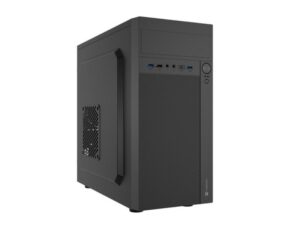 Carcasa NATEC HELIX Mini Tower NEGRU USB C, Sloturi Expansiune 4 - NPC-2171