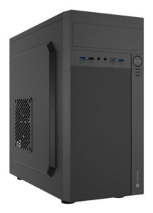 Carcasa NATEC HELIX Mini Tower NEGRU USB C, Sloturi Expansiune 4 - NPC-2171