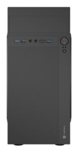 Carcasa NATEC HELIX Mini Tower NEGRU USB C, Sloturi Expansiune 4 - NPC-2171