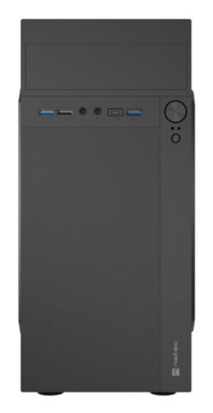 Carcasa NATEC HELIX Mini Tower NEGRU USB C, Sloturi Expansiune 4 - NPC-2171