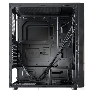 Carcasa nJoy Motion, Middle Tower, ATX, fara sursa, RGB Strip, Black - CSMD-A000UMO-CO01B
