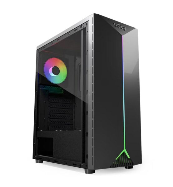 CARCASA NJOY PC ANIL Mid Tower ATX, psu not included - CSMD-AE00UAI-BL01B