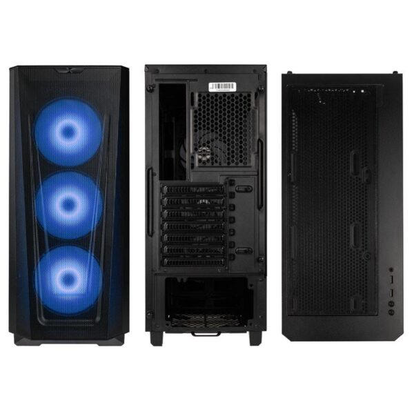 Carcasa PHANTEKS Eclipse G360A Mid-Tower Tempered Glass ARGB negru - PH-EC360ATG_DBK02