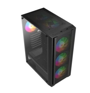 Carcasa PRO GAMING DUNE Mid Tower ARGB Negru