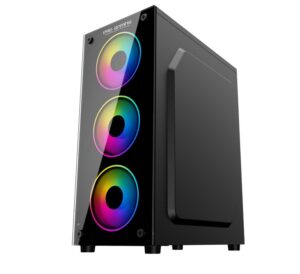 Carcasa PRO GAMING ELEMENT Mid Tower ARGB Negru