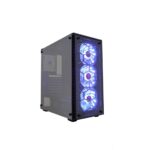 Carcasa Redragon Diamond Storm neagra, SECC Steel ATX Mid Tower - CA903-BK