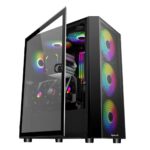 Carcasa Redragon SkyFire neagra, SECC Steel ATX Mid Tower - GC-XA216