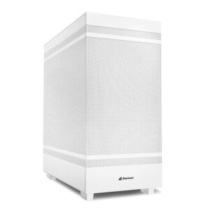 Carcasa Sharkoon Rebel C50 WHITE MID Tower, Panou lateral din metal