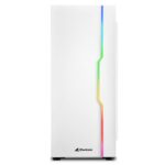 Carcasa Sharkoon RGB SLIDER ATX, fara sursa, white - RGB SLIDER WH