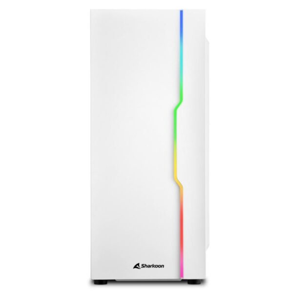 Carcasa Sharkoon RGB SLIDER ATX, fara sursa, white - RGB SLIDER WH