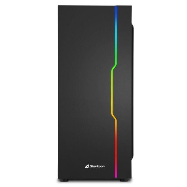 Carcasa Sharkoon RGB SLIDER, ATX, fara sursa, black - RGB SLIDER BK