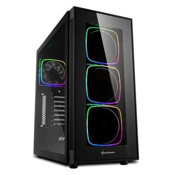 Carcasa Sharkoon TG6M ATX, fara sursa, RGB - TG6 RGB