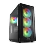 Carcasa Sharkoon TG6M ATX, fara sursa, RGB - TG6M RGB