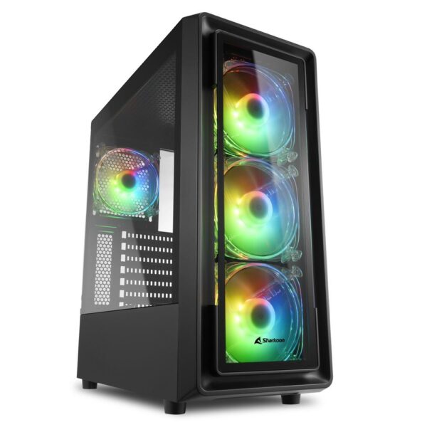 Carcasa Sharkoon TK4 ATX, fara sursa, RGB - TK4 RGB