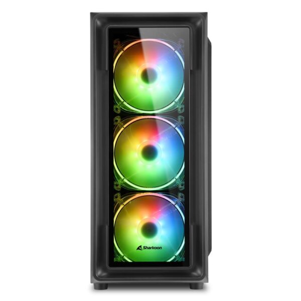 Carcasa Sharkoon TK4 ATX, fara sursa, RGB - TK4 RGB