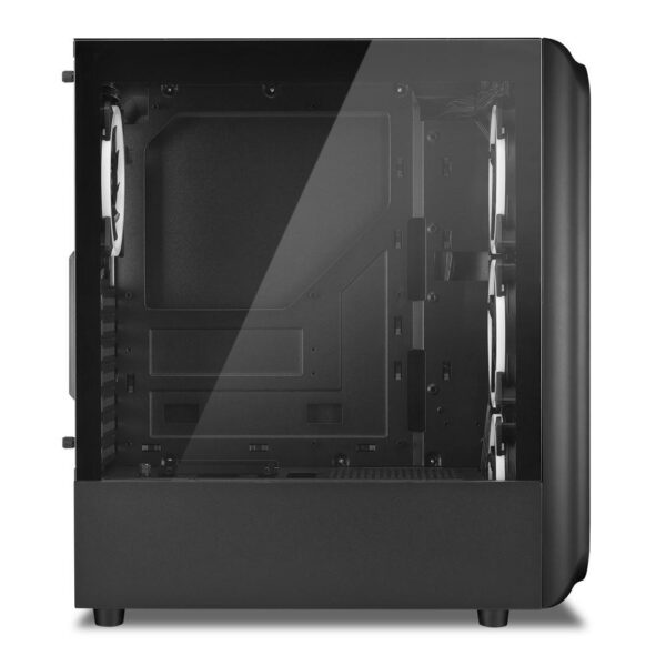 Carcasa Sharkoon TK5M RGB, 7 sloturi expansiune, tempered glass