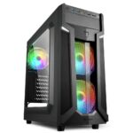 Carcasa Sharkoon VG6-W ATX, fara sursa, RGB - VG6-W RGB