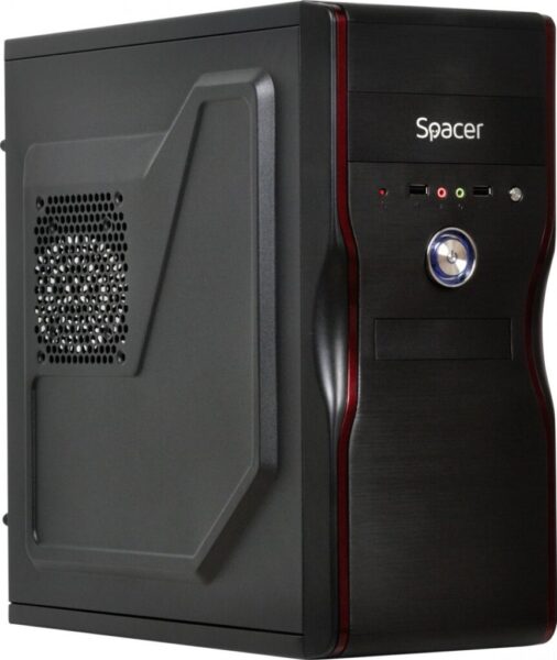 Carcasa Spacer Mercury, ATX, MidTower, Gaming, sursa 450 - SPC-MERCURY