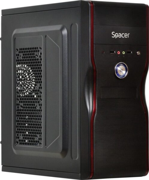 Carcasa Spacer New Mercury, ATX, MidTower, Gaming, sursa 500 - SPC-NEW MERCURY