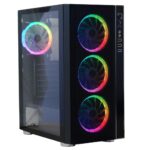 Carcasa Spacer Rainbow, ATX, MidTower, Gaming, fara sursa - SPCS-GC-RAINBOW