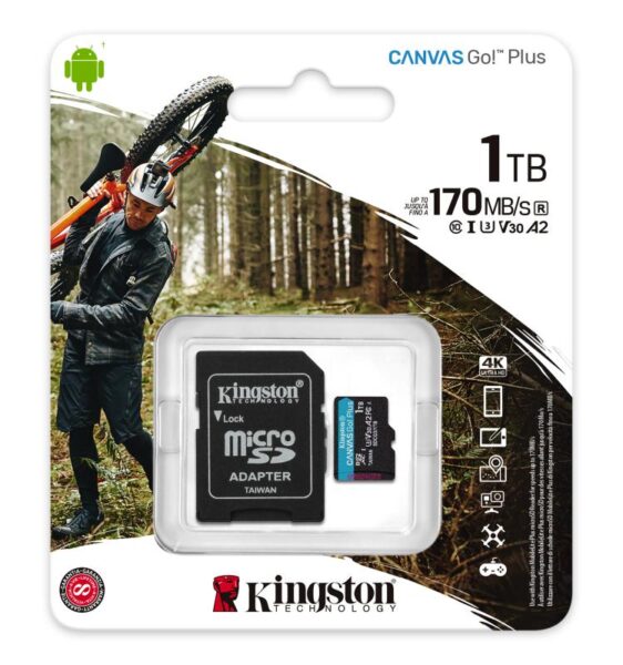 Card de Memirie KINGSTON, 1TB, Canvas GO Plus - SDCG3/1TB