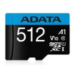 MicroSD ADATA 512GB citire 100 MB/s, scriere 25 MB/s - AUSDX512GUICL10A1-RA1