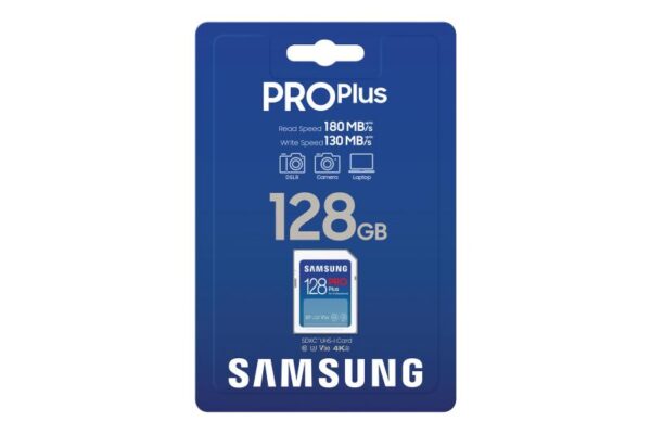 Micro Secure Digital Card Samsung, PRO Plus, 128GB, MB-SD256S/EU - MB-SD128S/EU