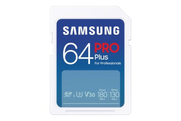 Micro Secure Digital Card Samsung, PRO Plus, 64GB, MB-SD256S/EU - MB-SD64S/EU