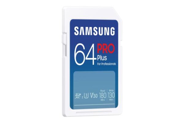 Micro Secure Digital Card Samsung, PRO Plus, 64GB, MB-SD256S/EU - MB-SD64S/EU