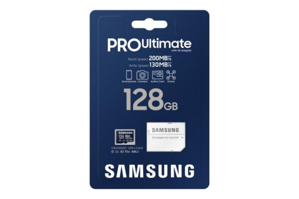 Micro Secure Digital Card Samsung Pro Ultimate, 128GB - MB-MY128SA/WW