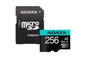 Card de Memorie MicroSD ADATA 256GB, Adaptor SD, Class 10 - AUSDX256GUI3V30SA2