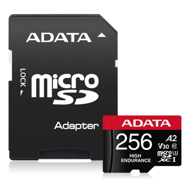 Card de Memorie MicroSD ADATA 256GB, Adaptor SD, Class 10 - AUSDX256GUI3V30SHA