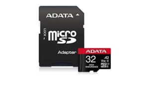 Card de Memorie MicroSD ADATA High Endurance, 32GB, Adaptor SD - AUSDH32GUI3V30SHA2