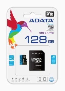 Card de Memorie MicroSD ADATA Premier, 128GB, Adaptor SD, Class 10 - AUSDX128GUICL10A1