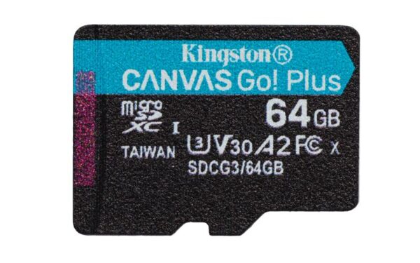 Card de Memorie SD Card Kingston Canvas GO Plus, 64GB, Class 10 - SDCG3/64GBSP