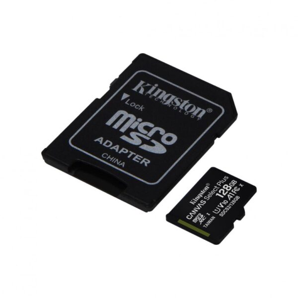 Card de Memorie MicroSD Kingston Canvas GO Plus, 128GB - SDCG3/128GB