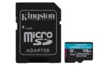 Card de Memorie MicroSD Kingston Canvas GO Plus, 128GB - SDCG3/128GB