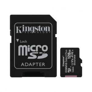 Card de Memorie MicroSD Kingston Select Plus, 128GB, Adaptor SD - SDCS2/128GB