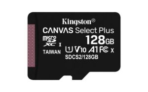 Card de Memorie MicroSD Kingston Select Plus, 128GB, Adaptor SD - SDCS2/128GB