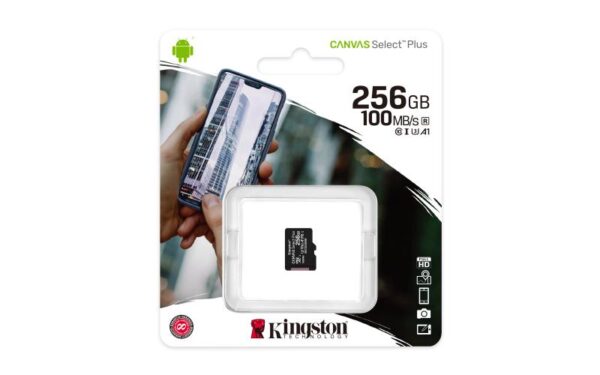 Card de Memorie MicroSD Kingston Select Plus, 256GB, Class 10 - SDCS2/256GBSP